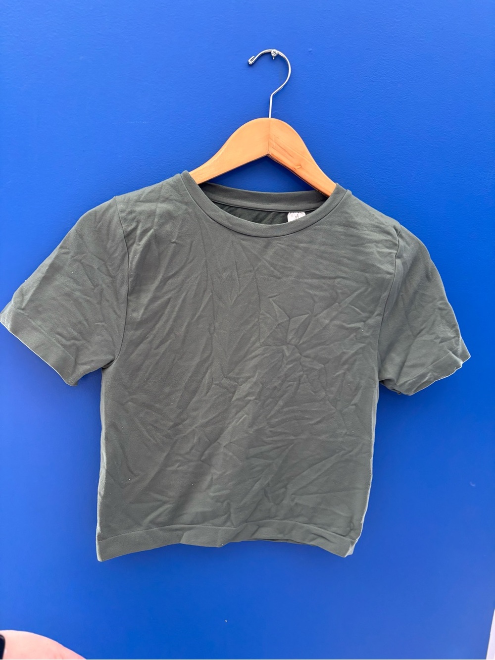 {a new day} Olive Green Short Sleeve Tee womens size M